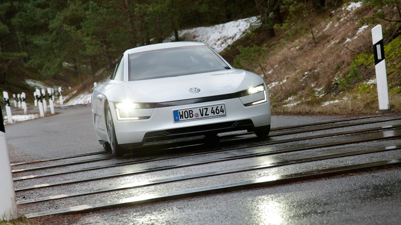 Illustration for article titled This Is Volkswagen's Crazy Awesome 261 MPG Car